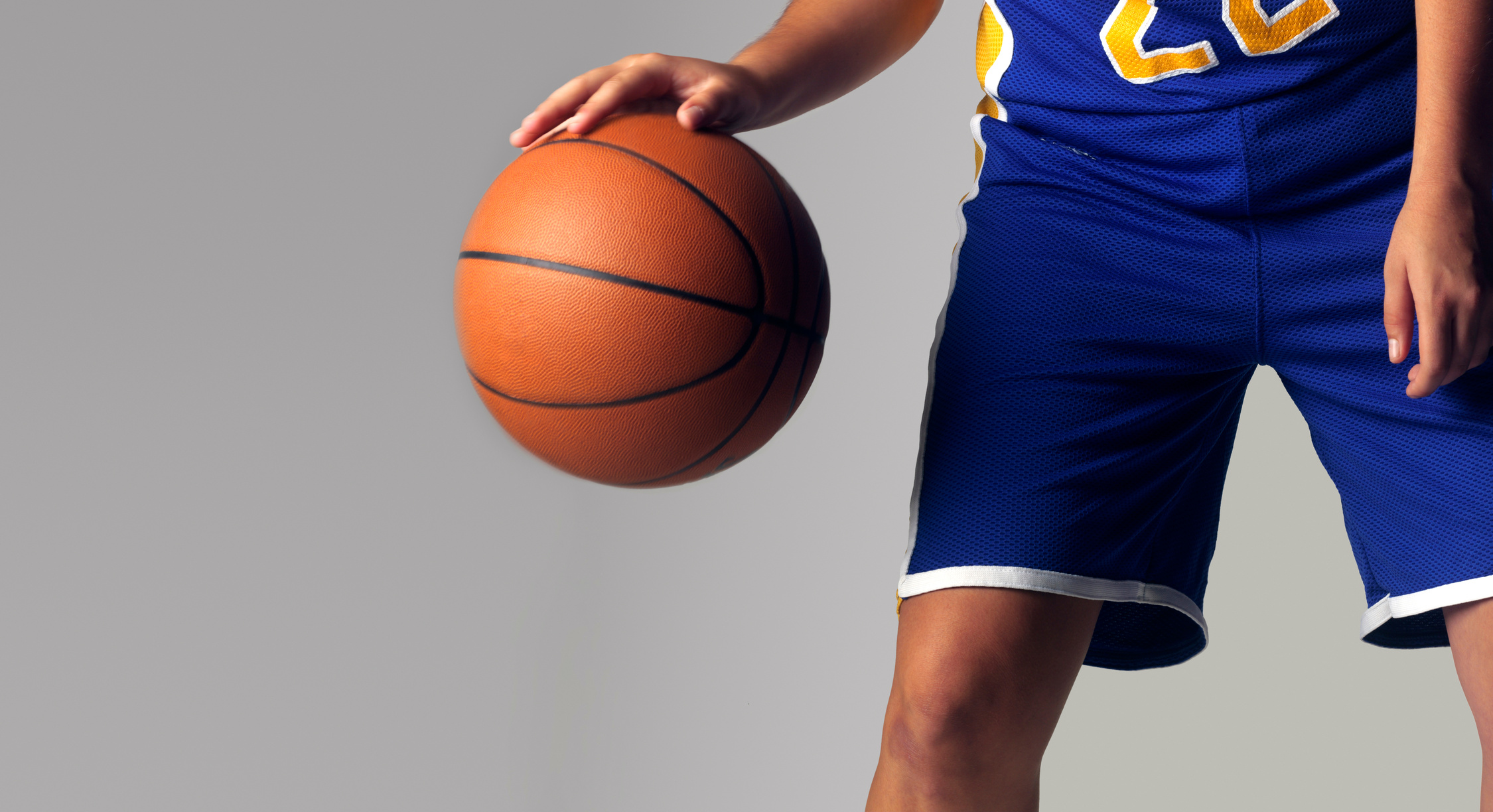 Dribbling Basketball